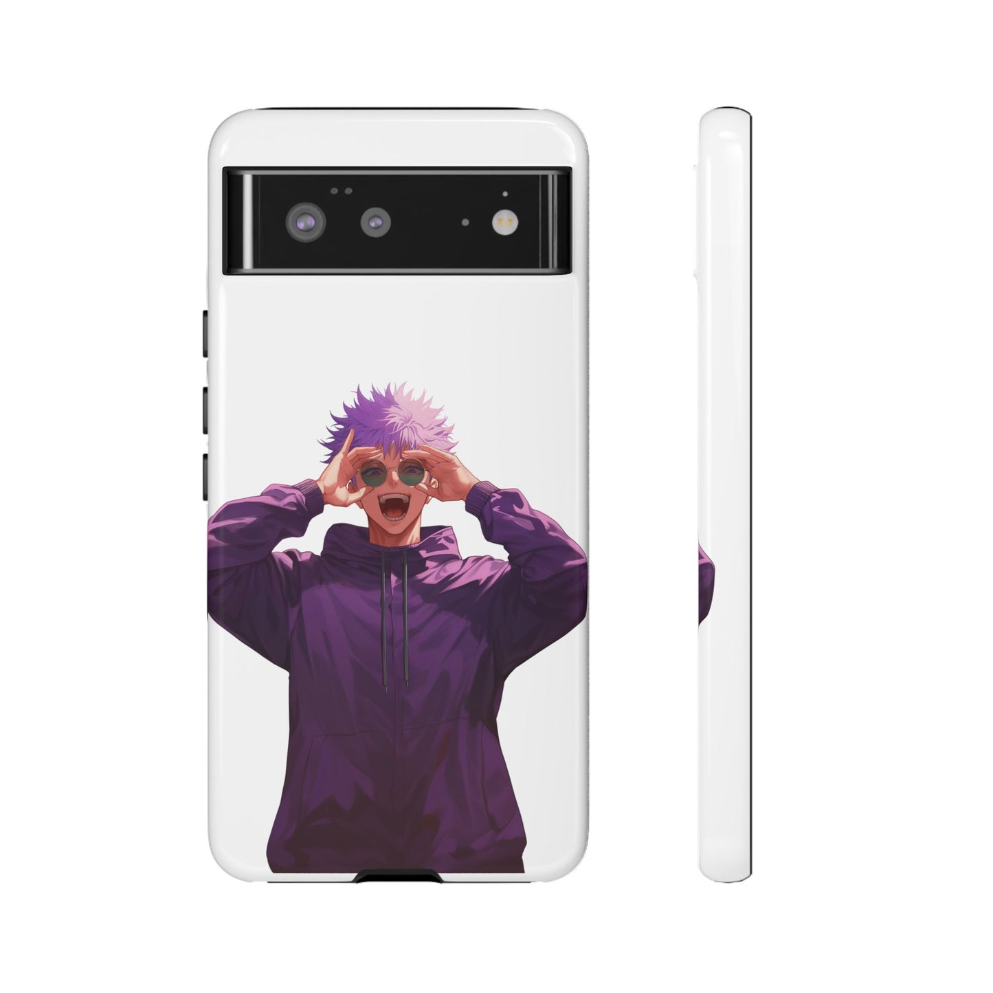 White - Purple Anime Case