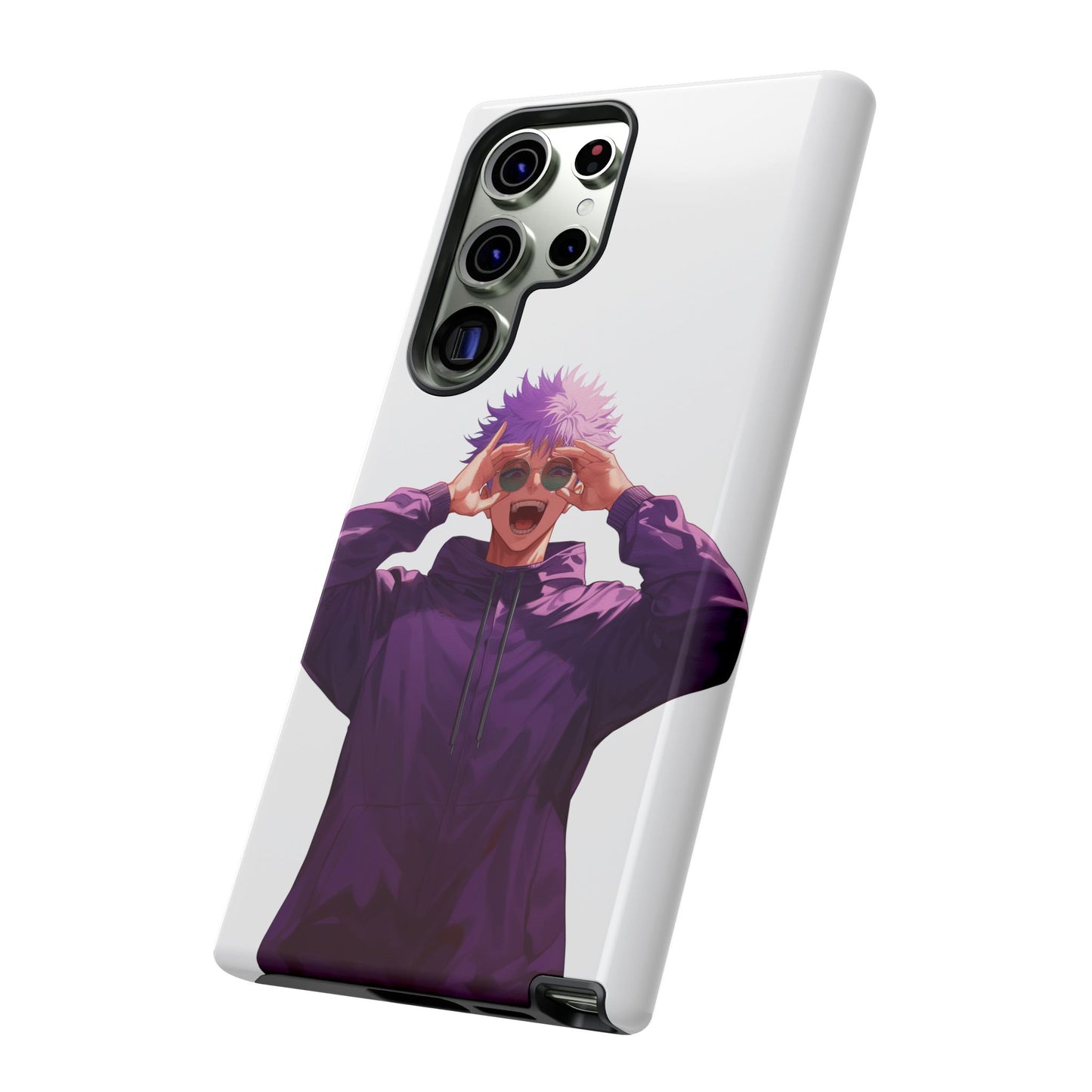 White - Purple Anime Case