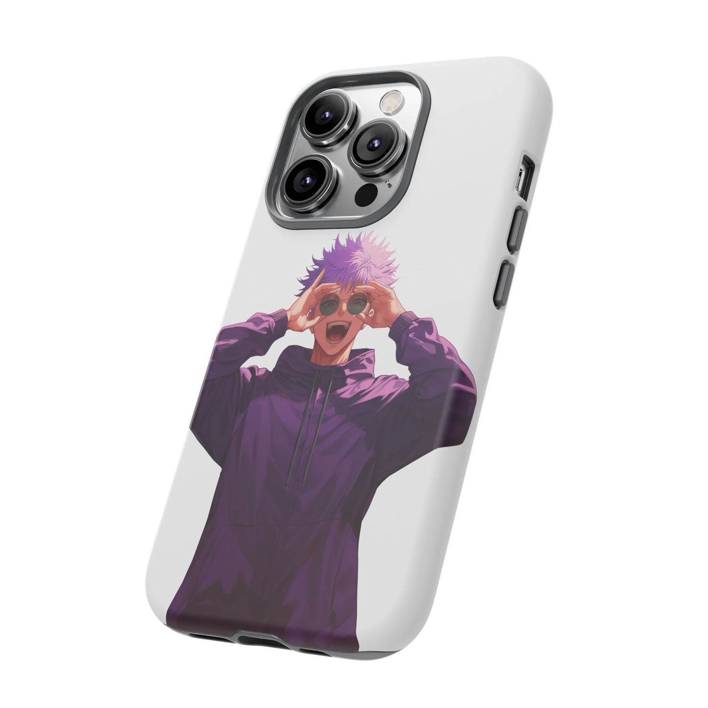 White - Purple Anime Case