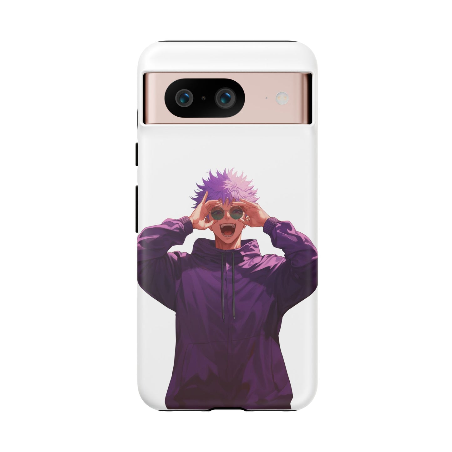 White - Purple Anime Case