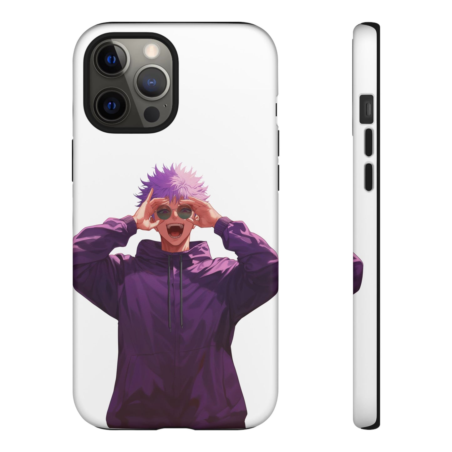 White - Purple Anime Case