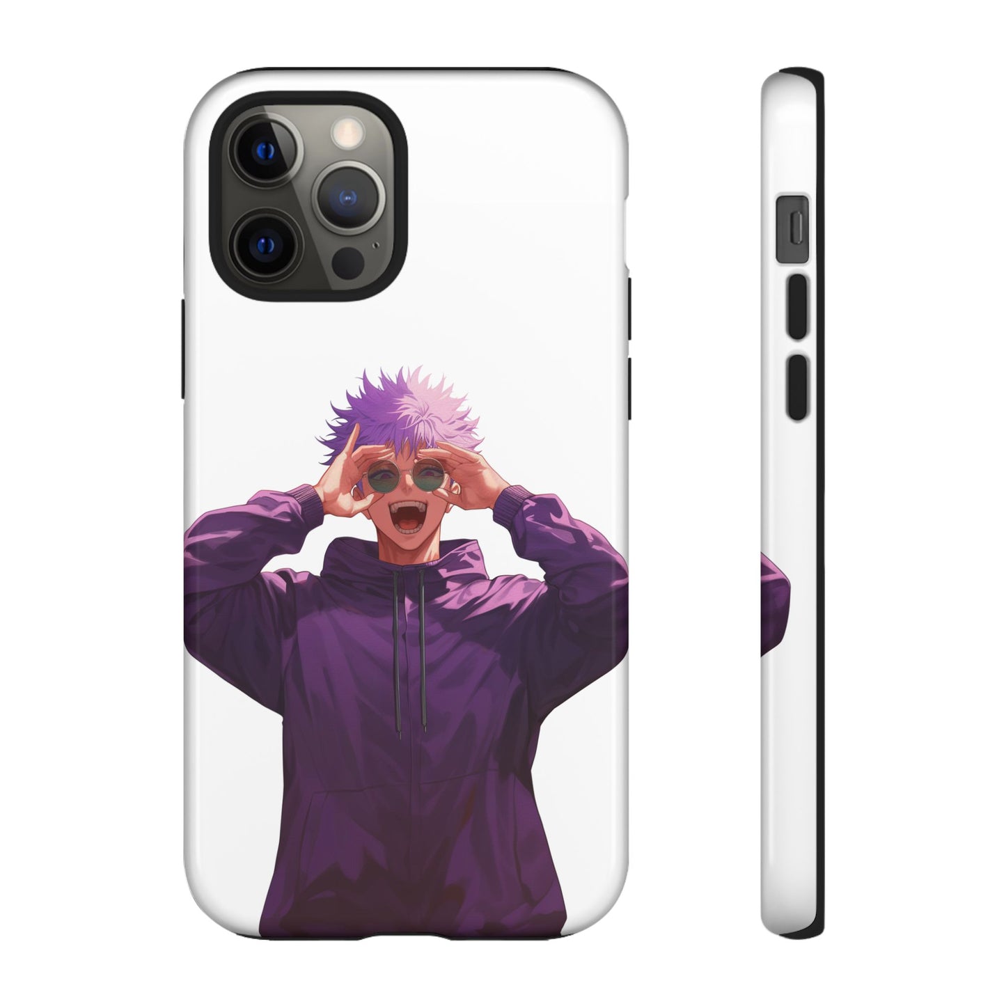 White - Purple Anime Case