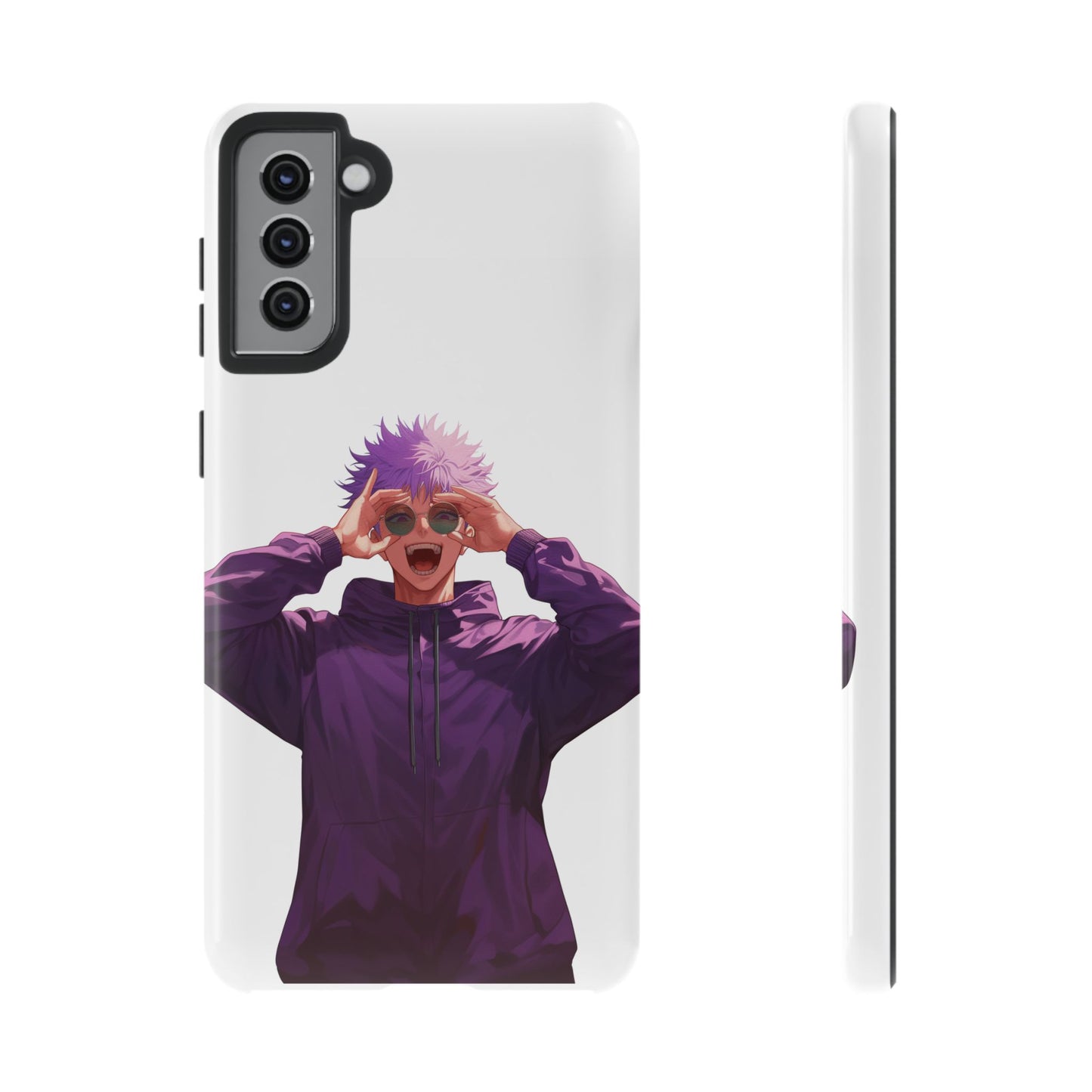 White - Purple Anime Case