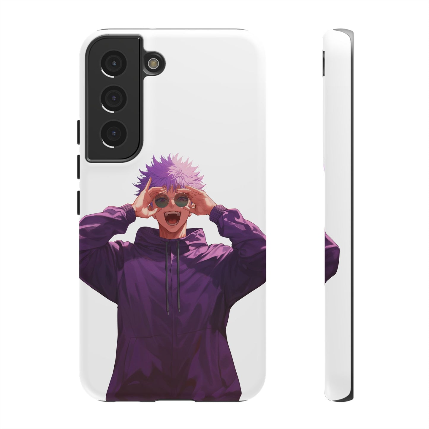 White - Purple Anime Case