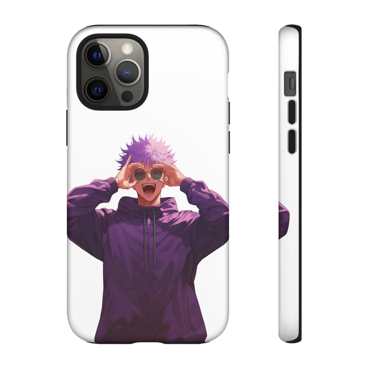 White - Purple Anime Case