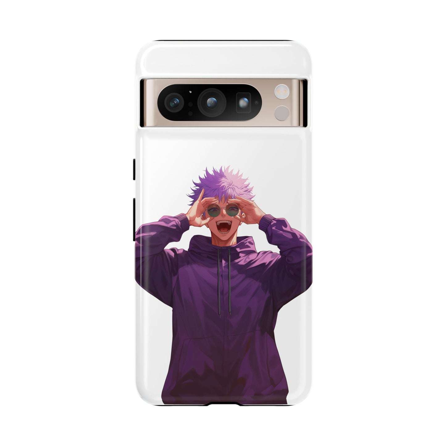 White - Purple Anime Case