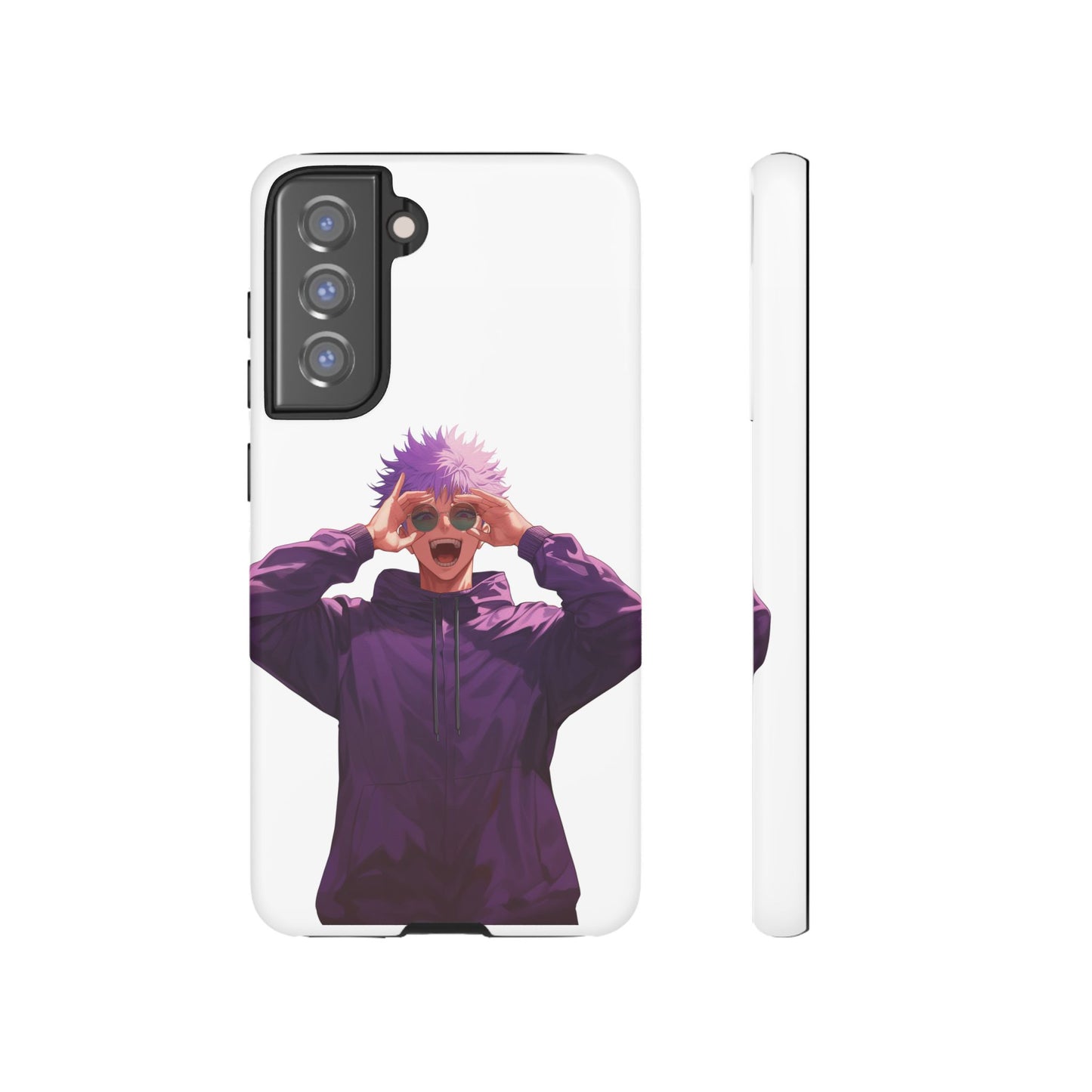 White - Purple Anime Case