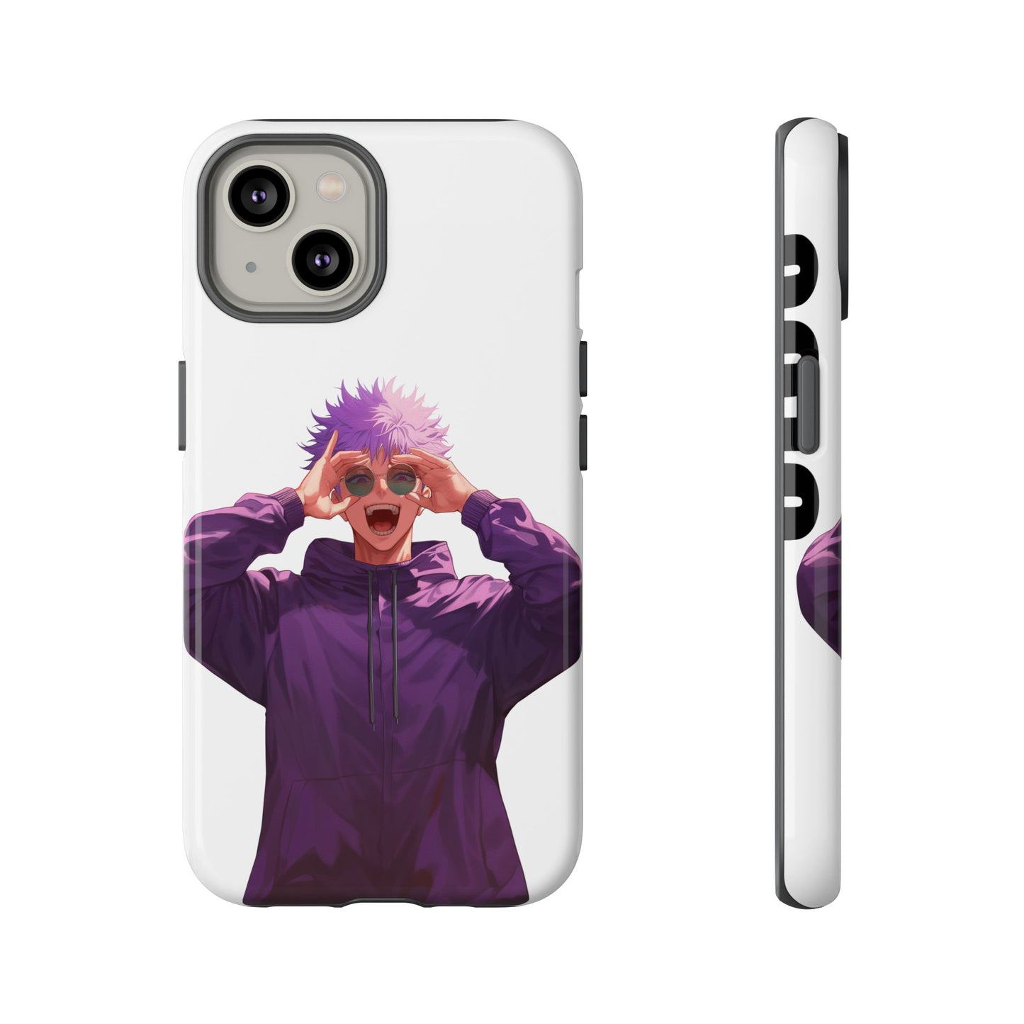 White - Purple Anime Case