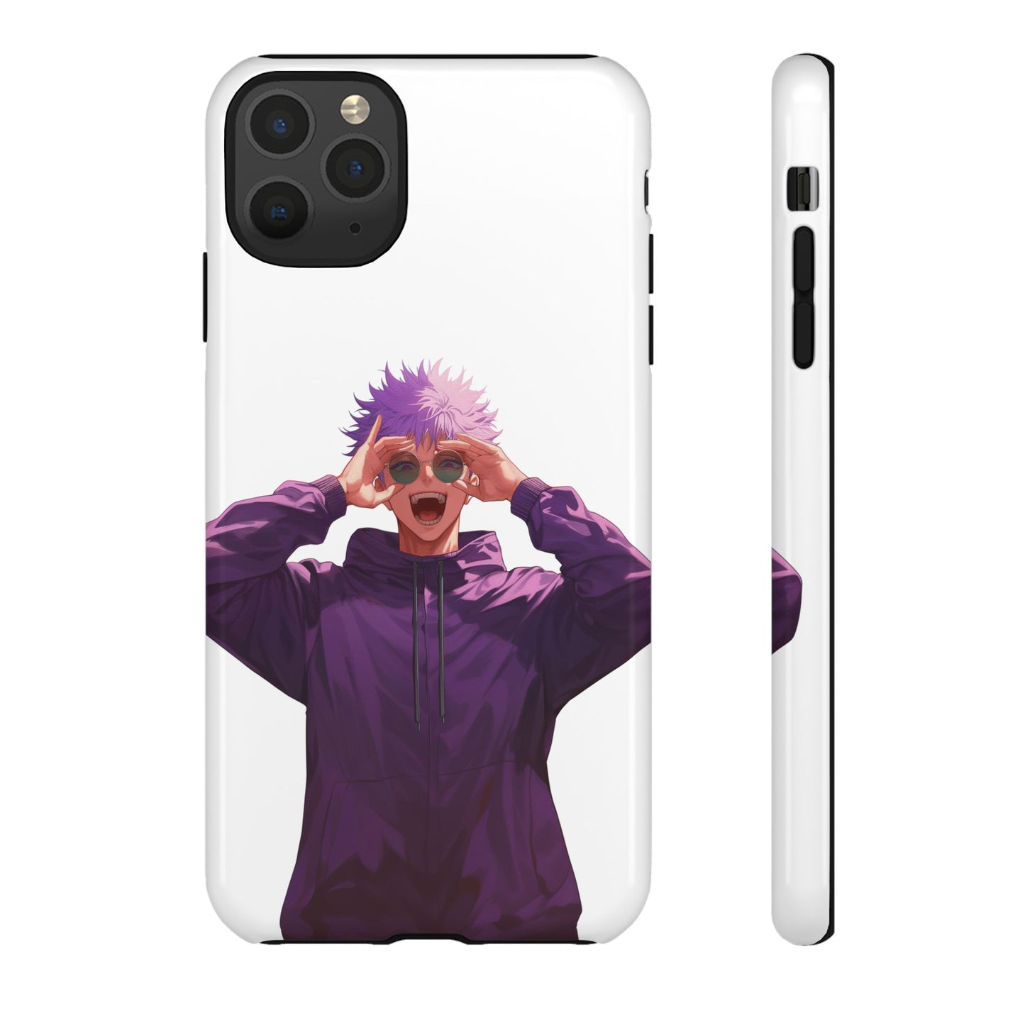 White - Purple Anime Case