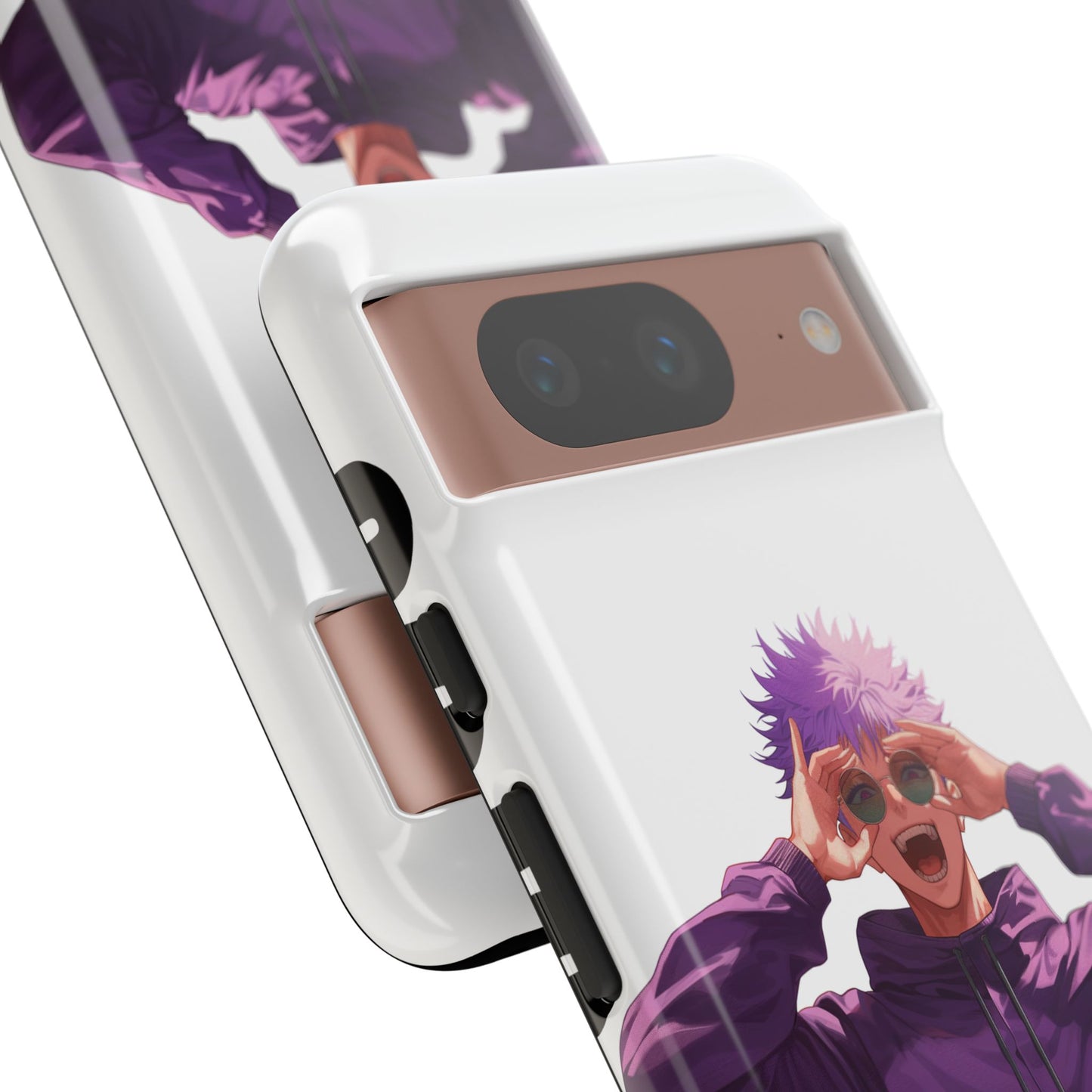 White - Purple Anime Case