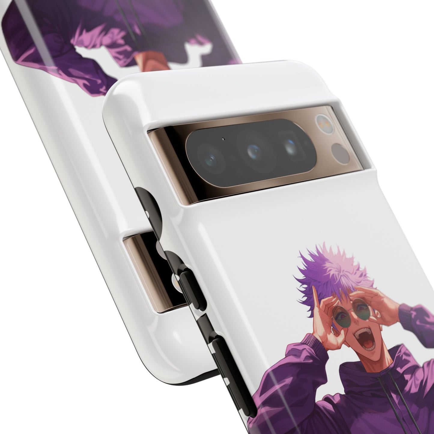 White - Purple Anime Case