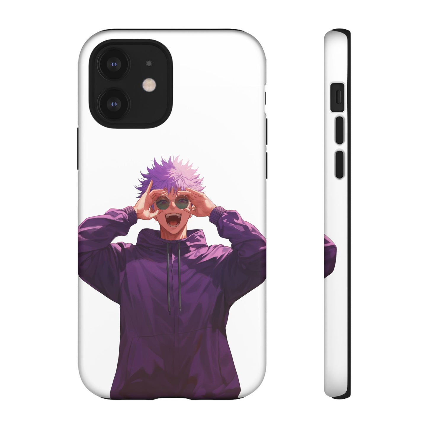 White - Purple Anime Case