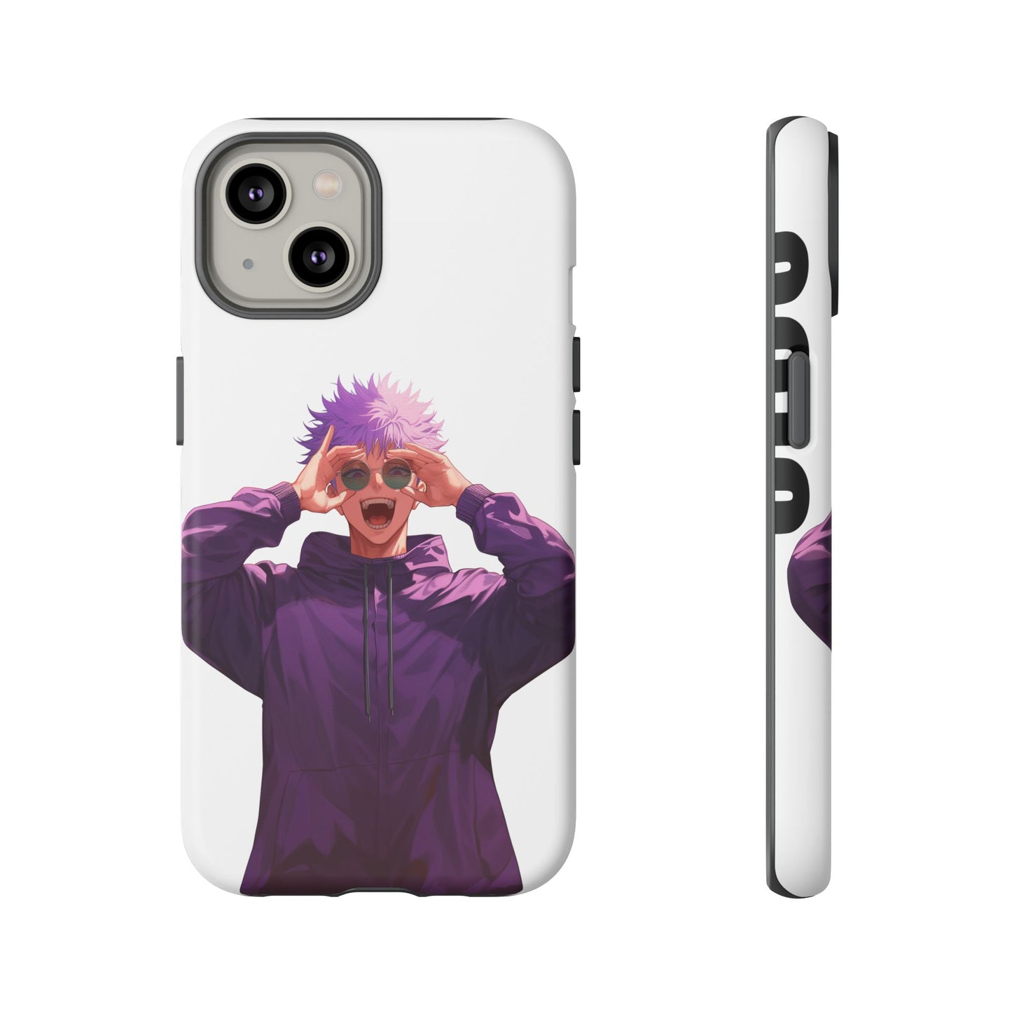 White - Purple Anime Case