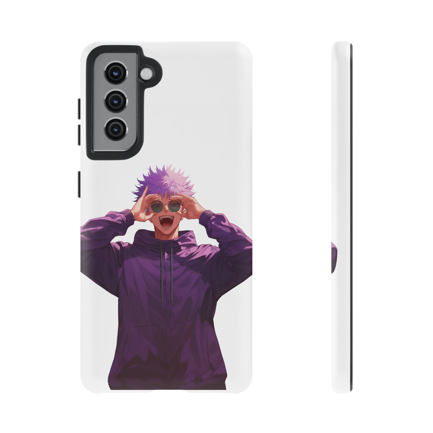 White - Purple Anime Case