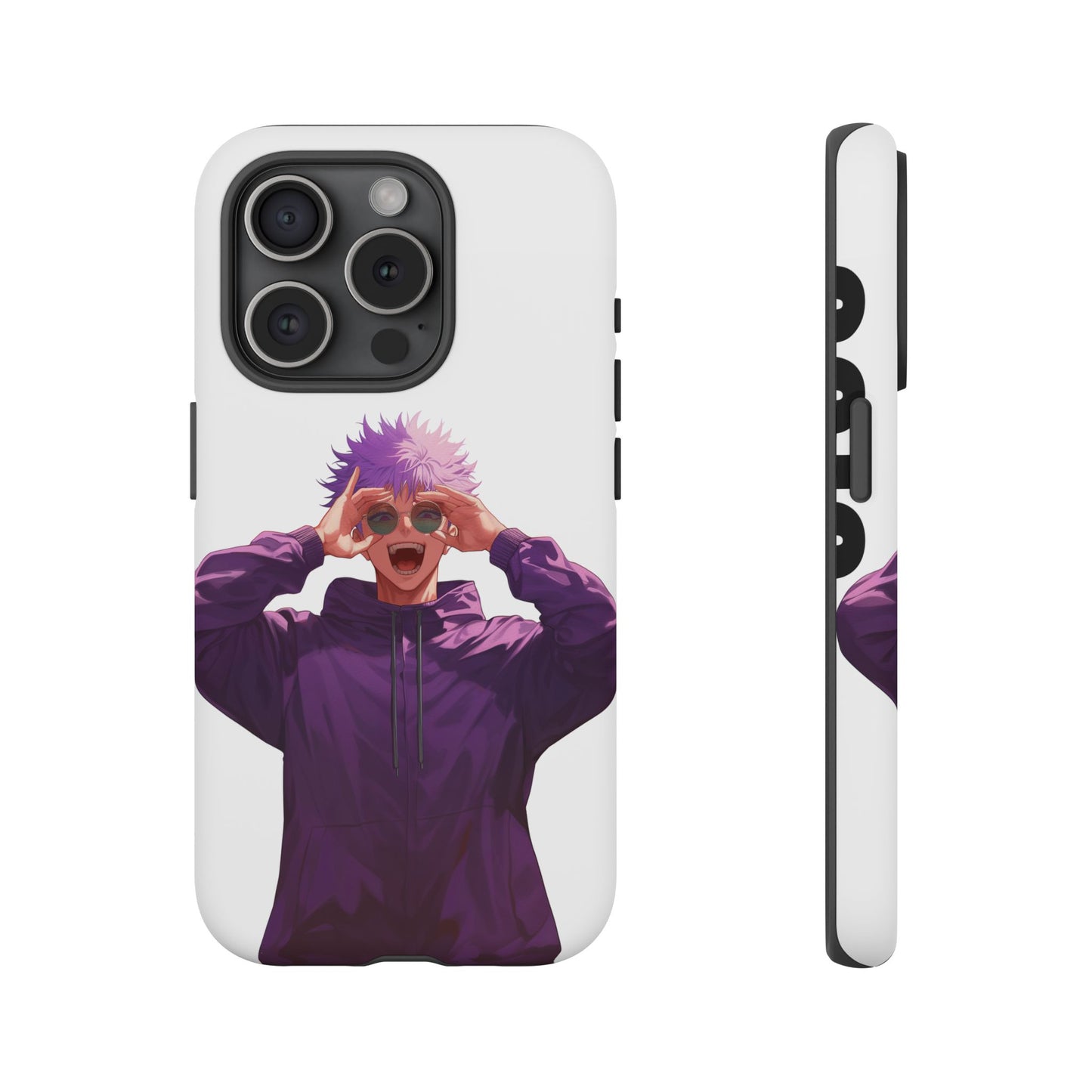 White - Purple Anime Case