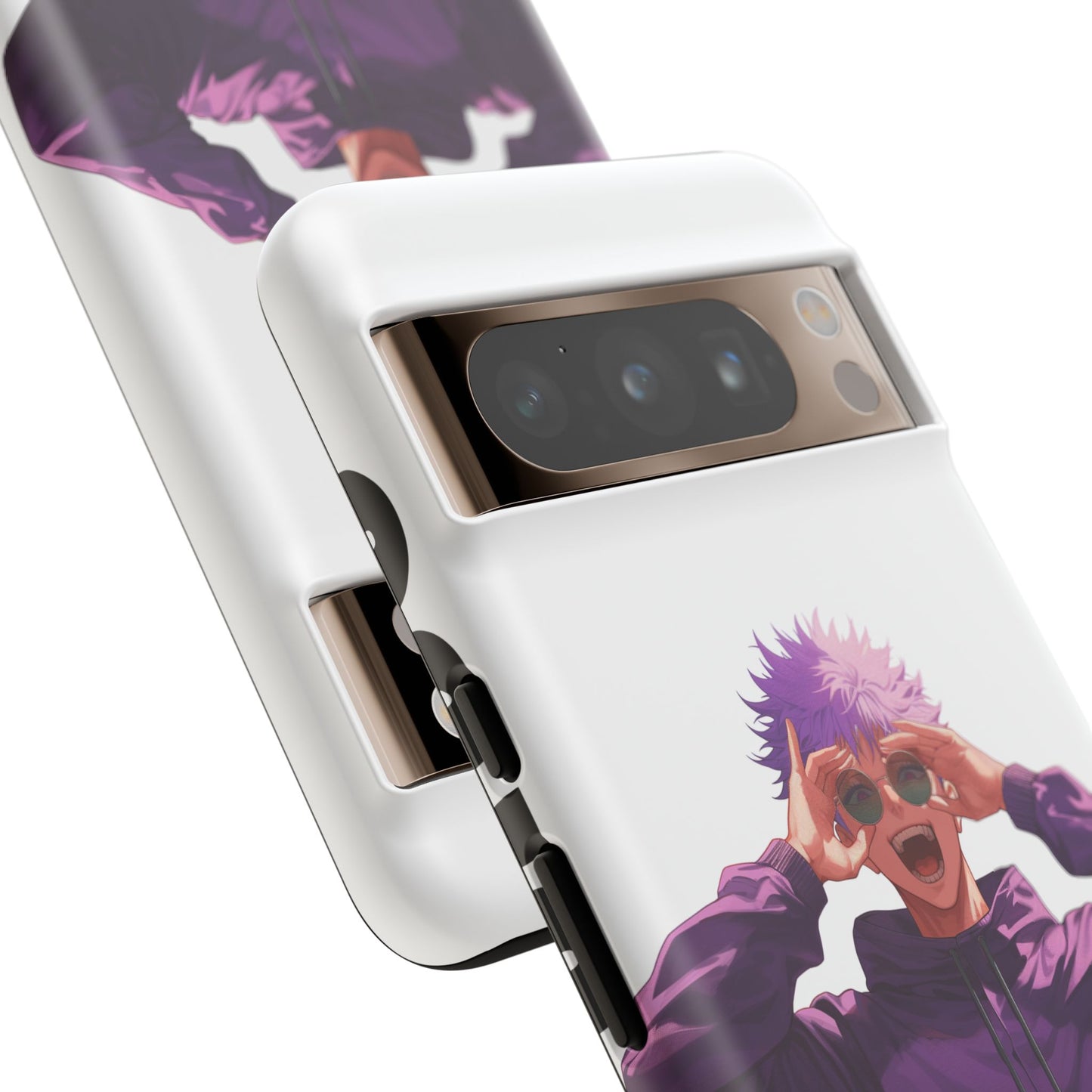 White - Purple Anime Case