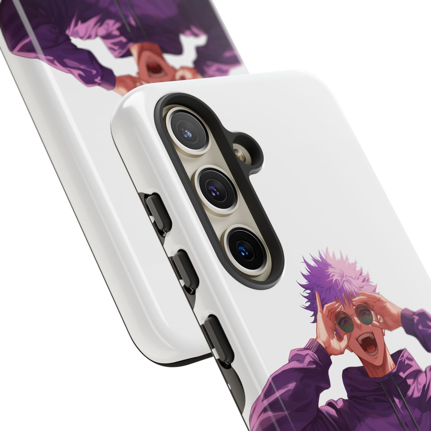 White - Purple Anime Case