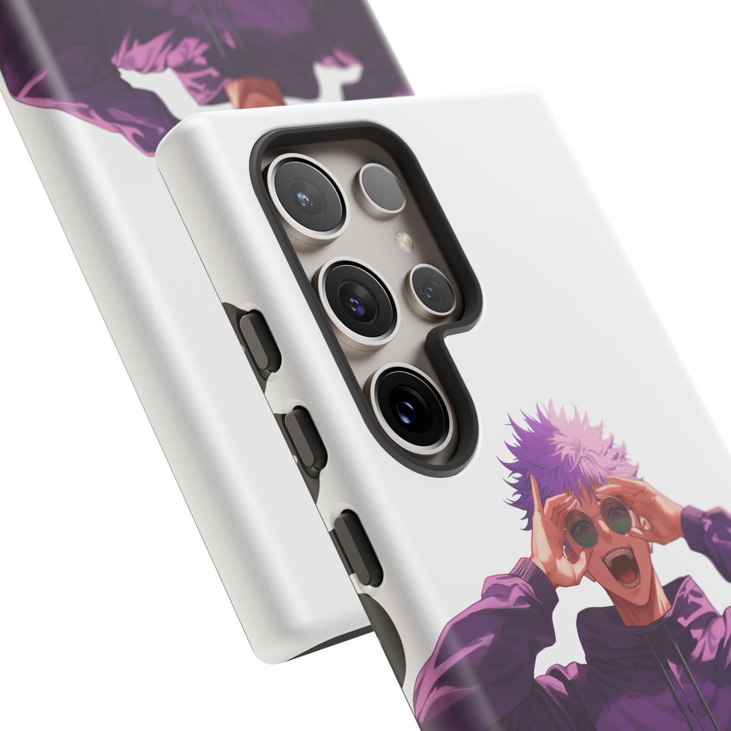 White - Purple Anime Case