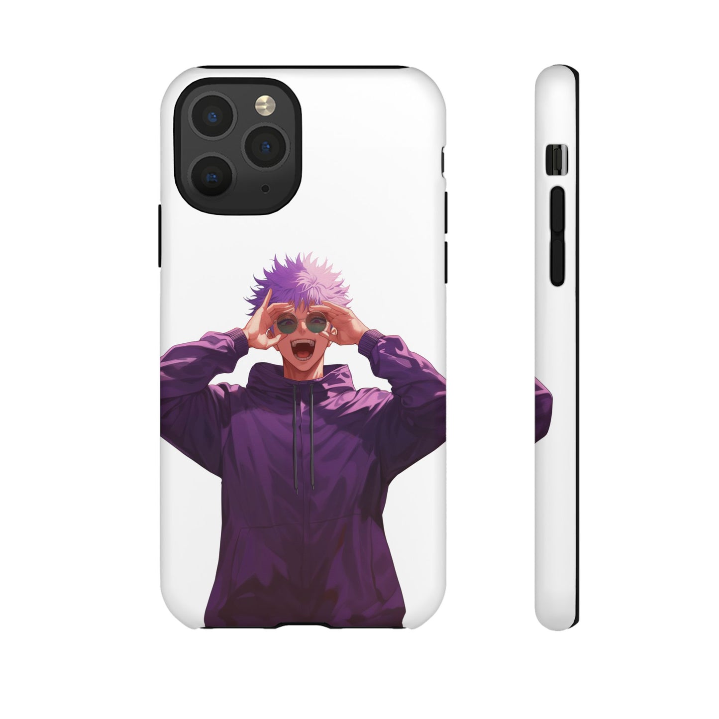 White - Purple Anime Case