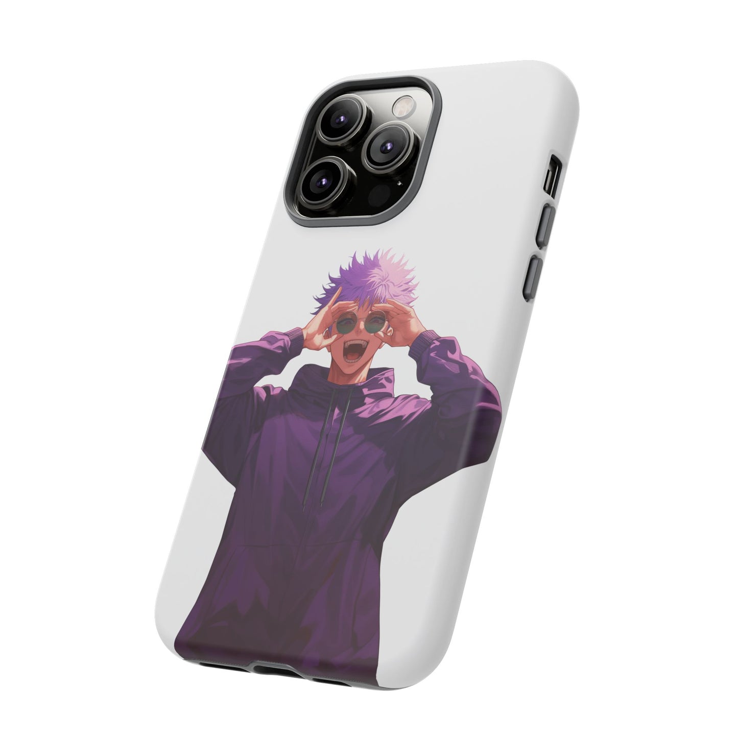 White - Purple Anime Case