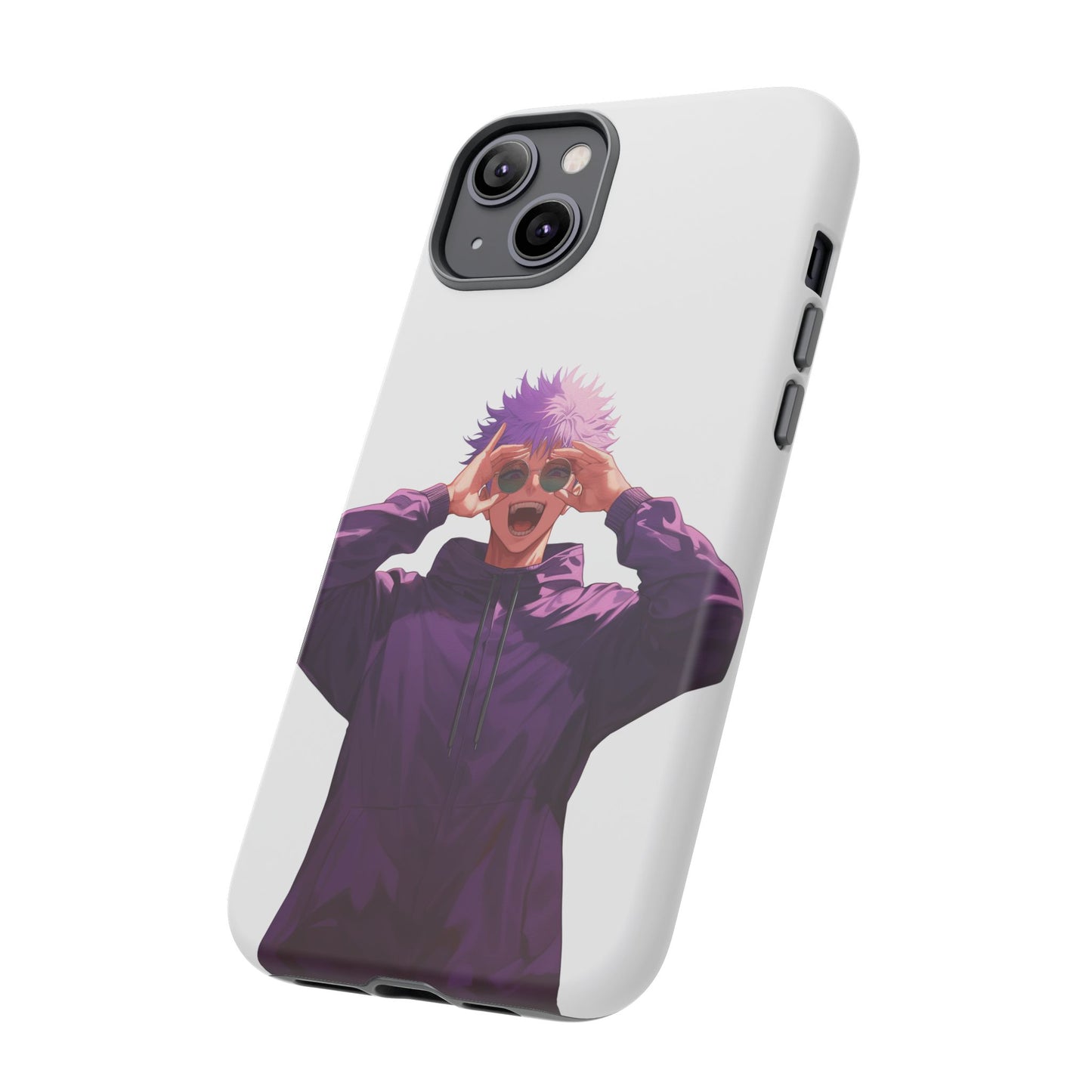 White - Purple Anime Case