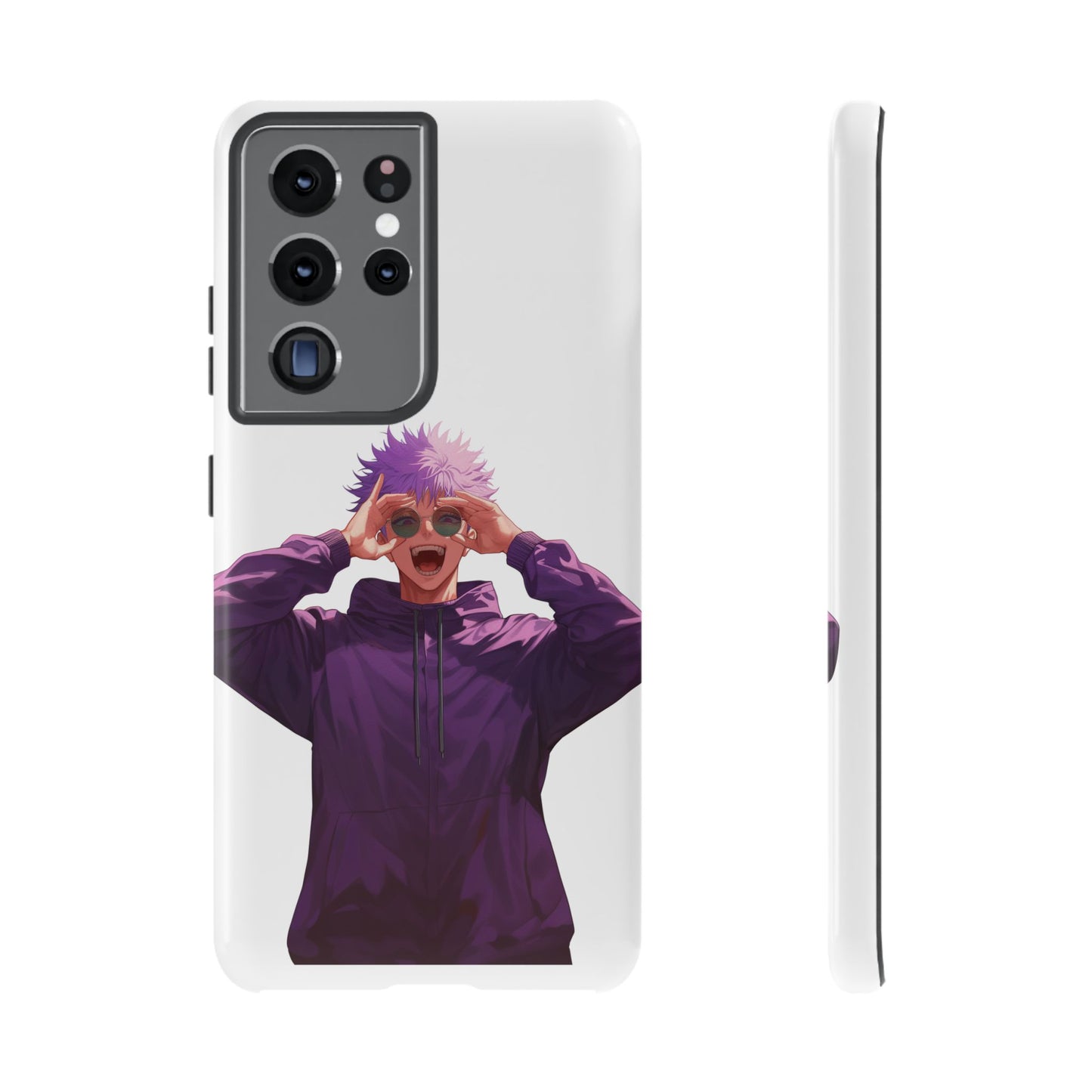 White - Purple Anime Case