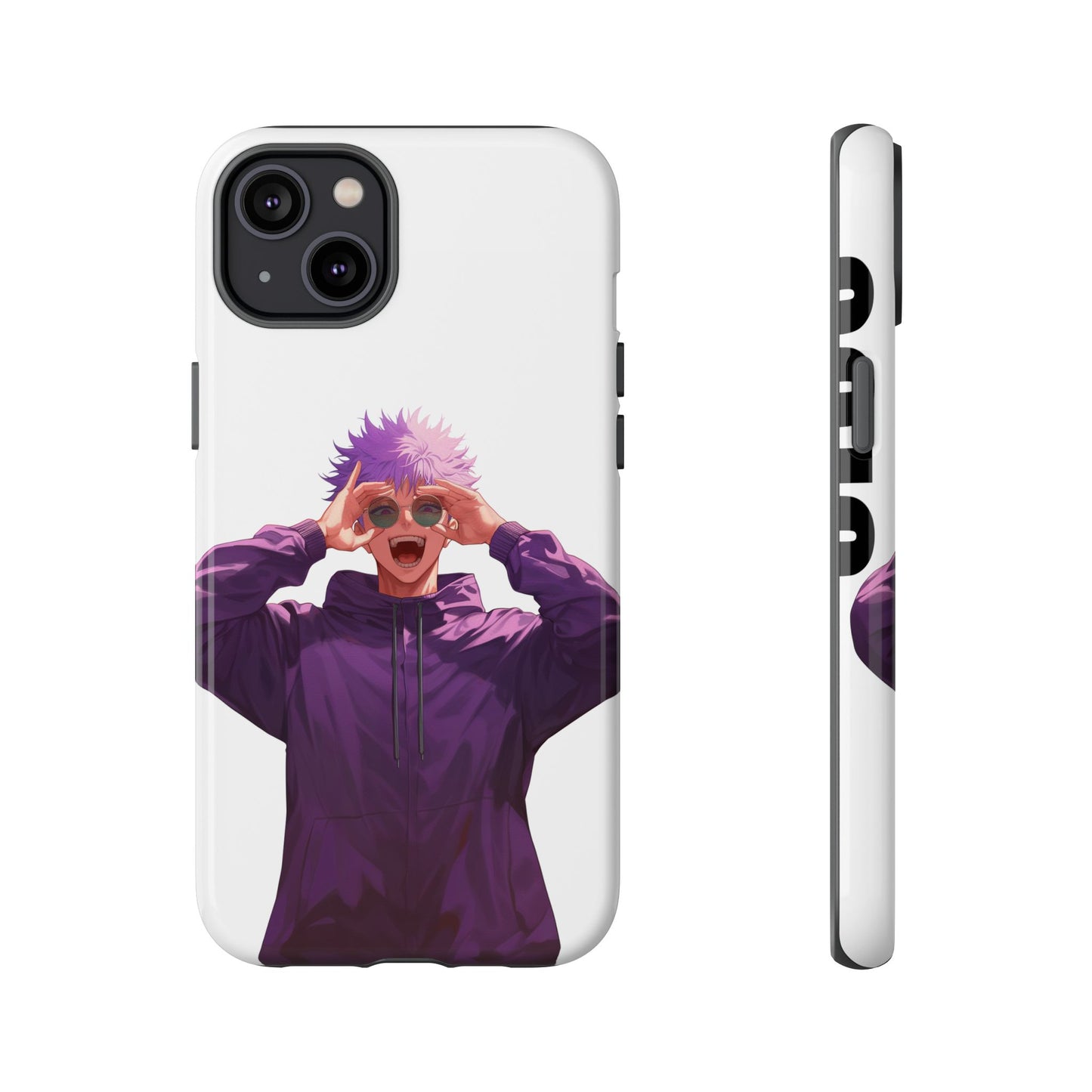 White - Purple Anime Case