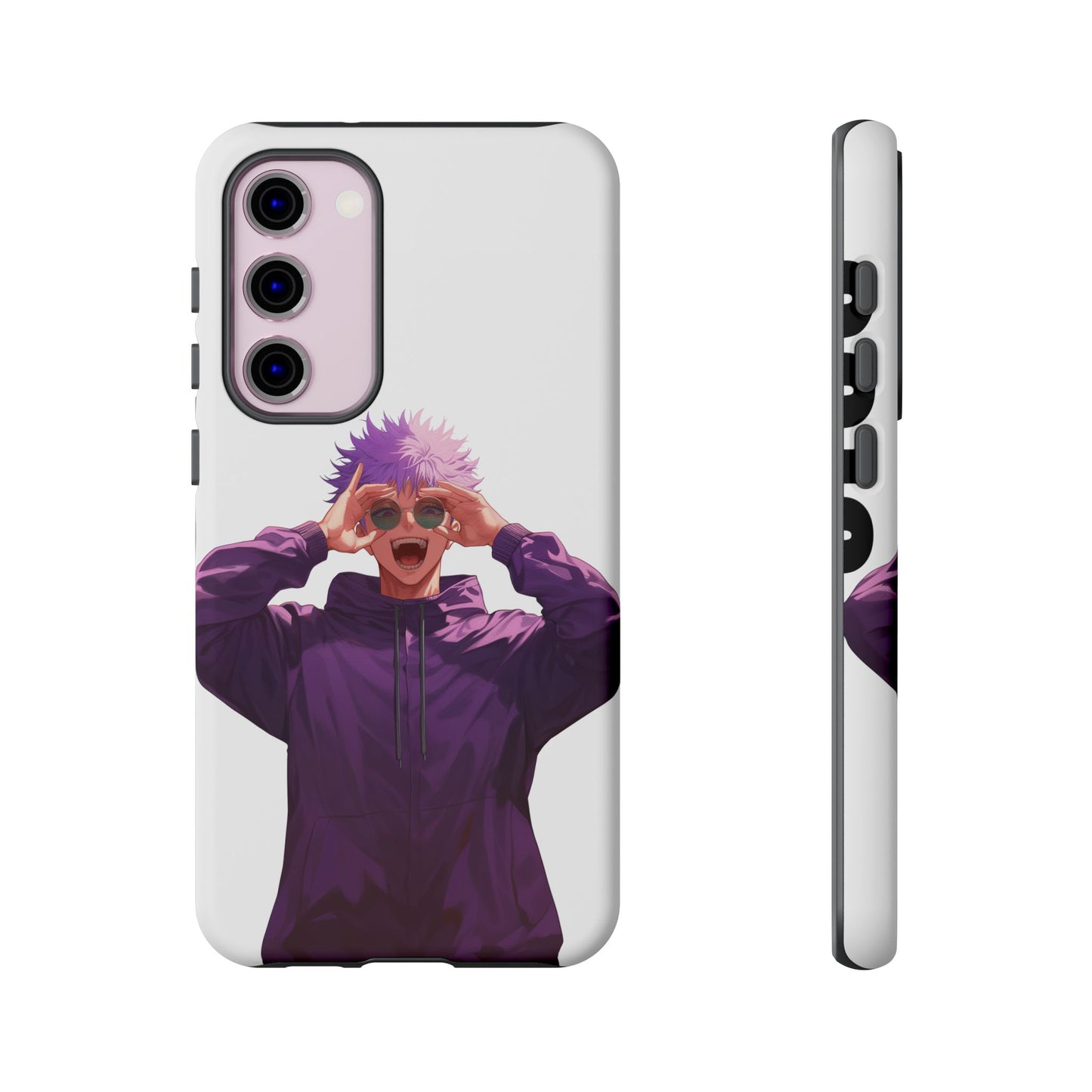 White - Purple Anime Case