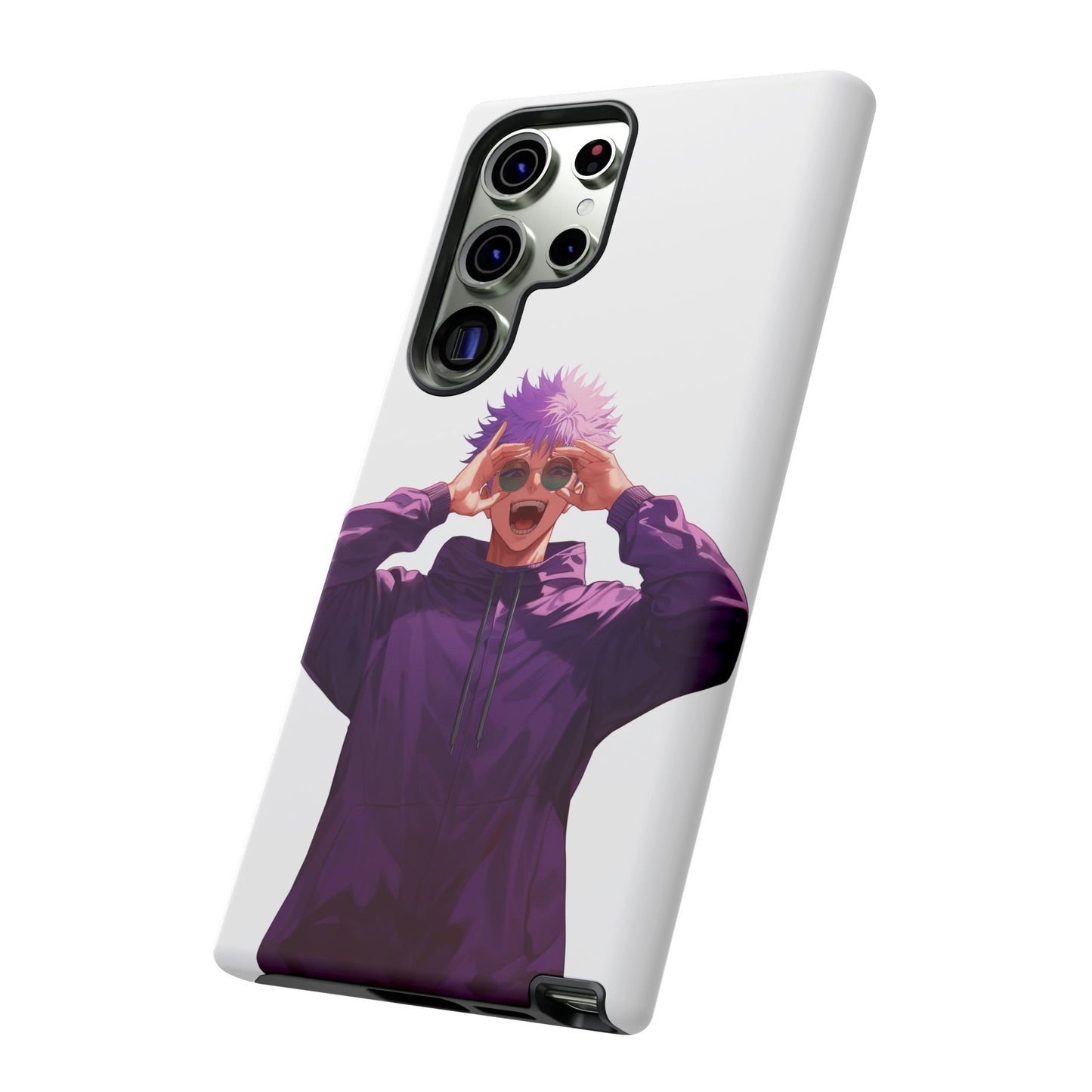 White - Purple Anime Case