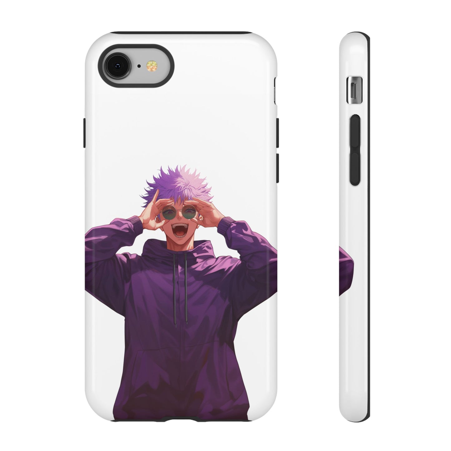 White - Purple Anime Case