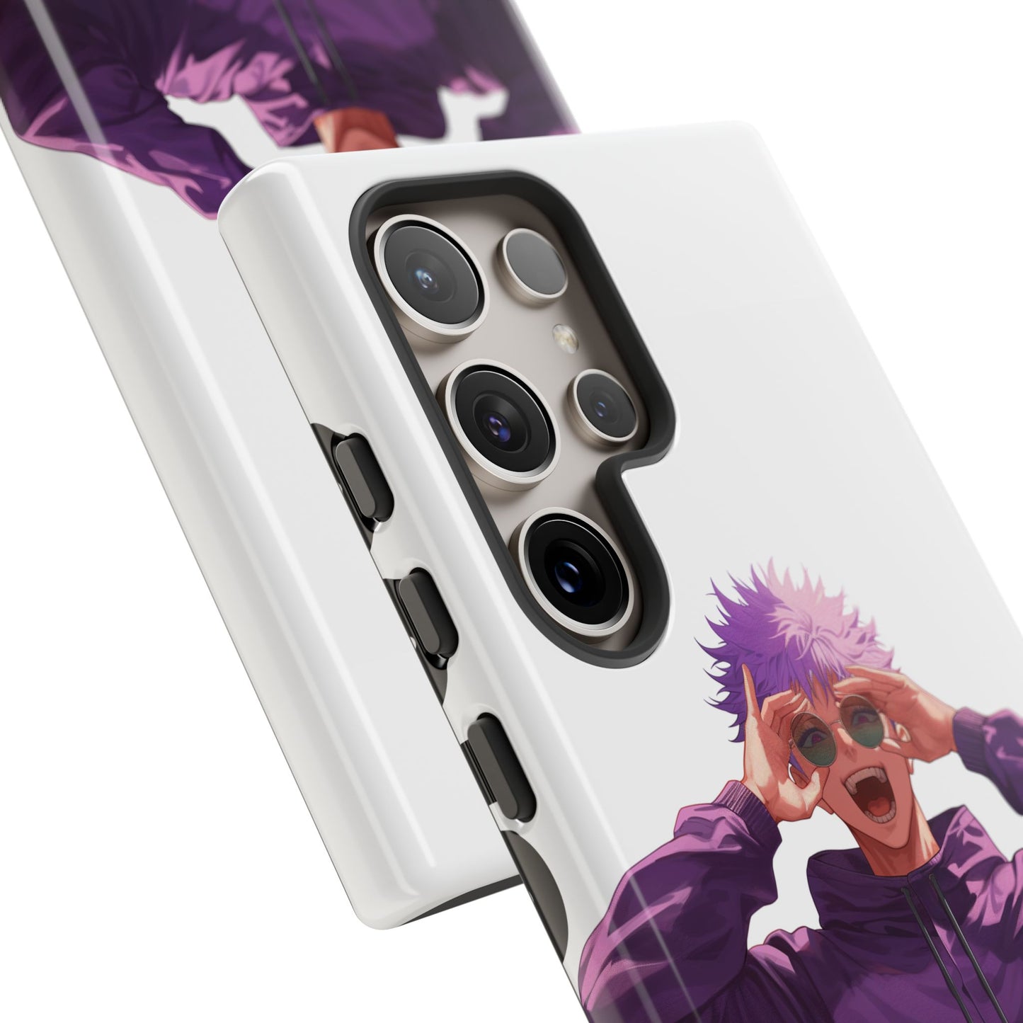 White - Purple Anime Case