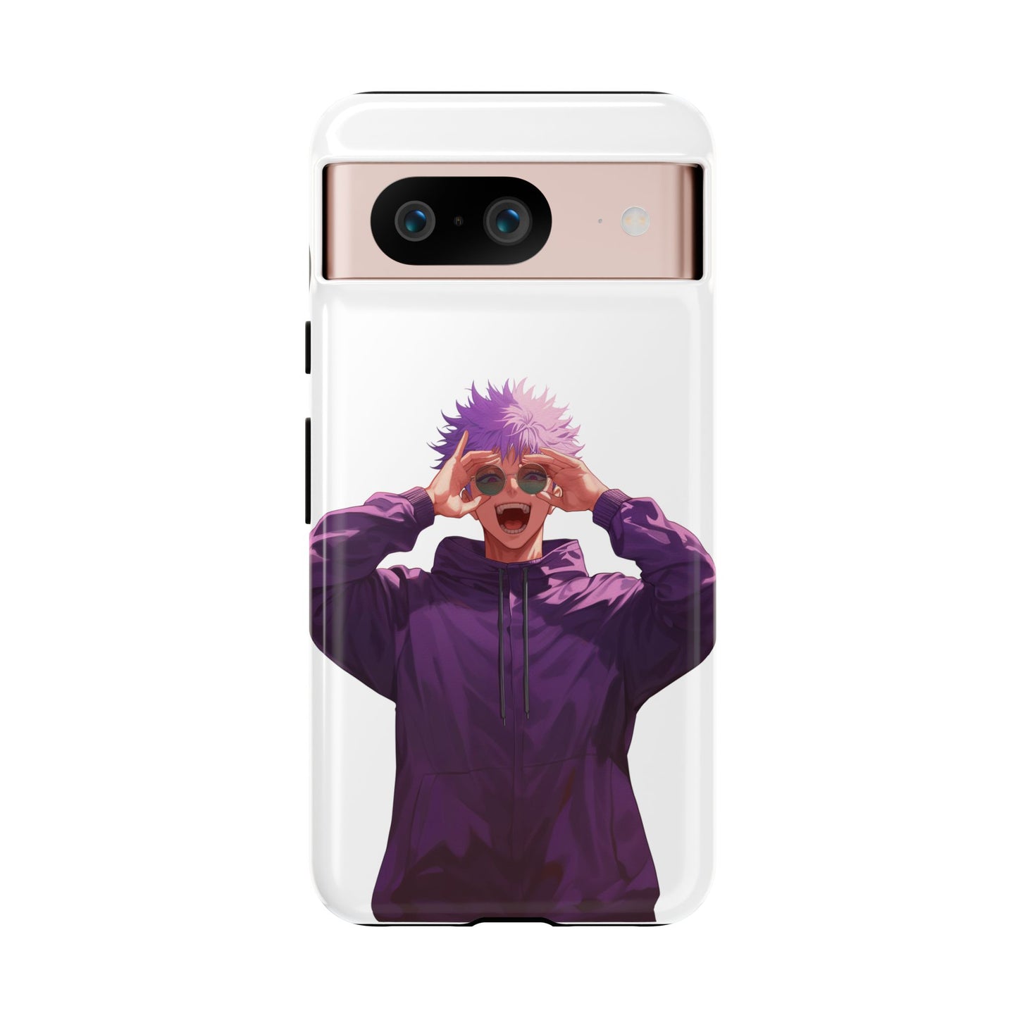 White - Purple Anime Case