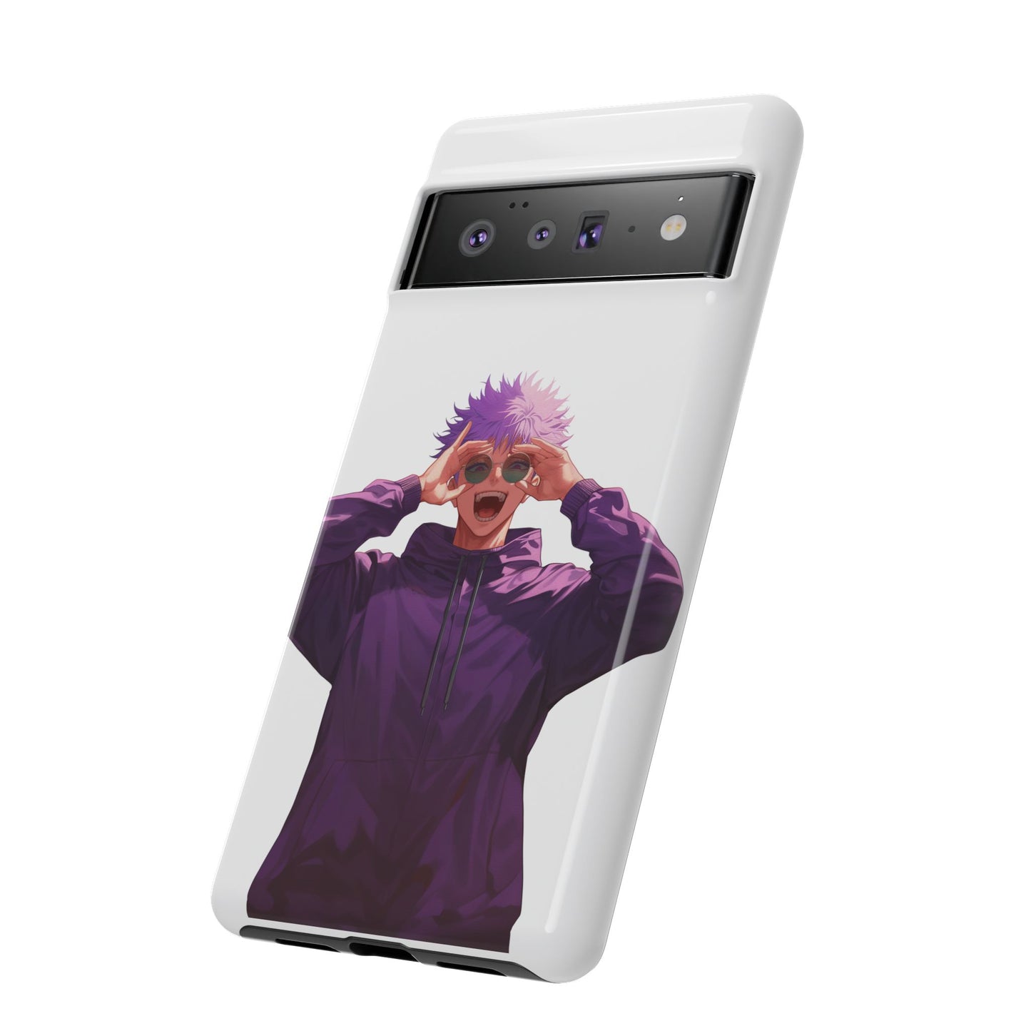 White - Purple Anime Case