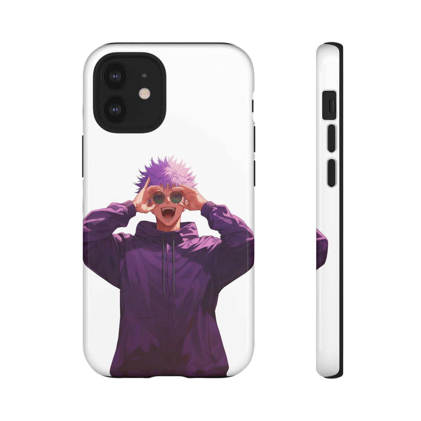 White - Purple Anime Case