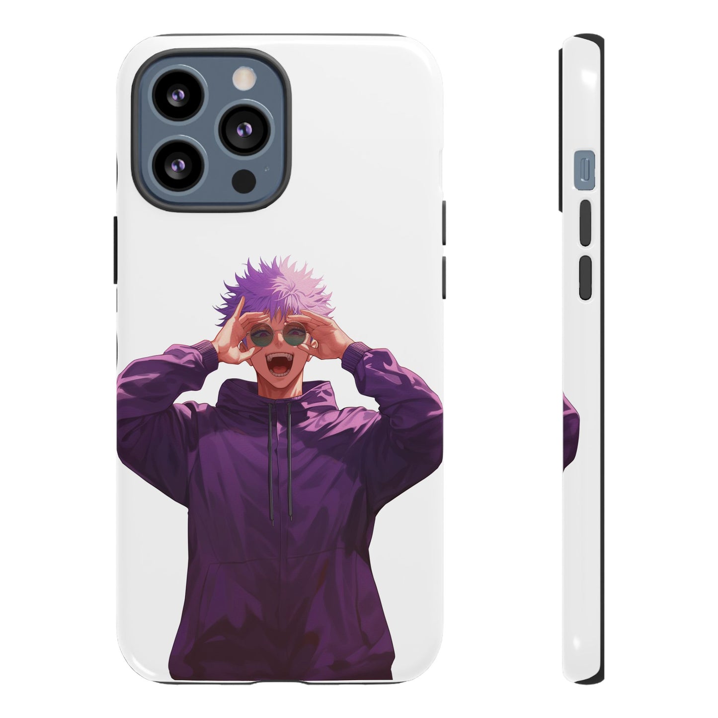 White - Purple Anime Case