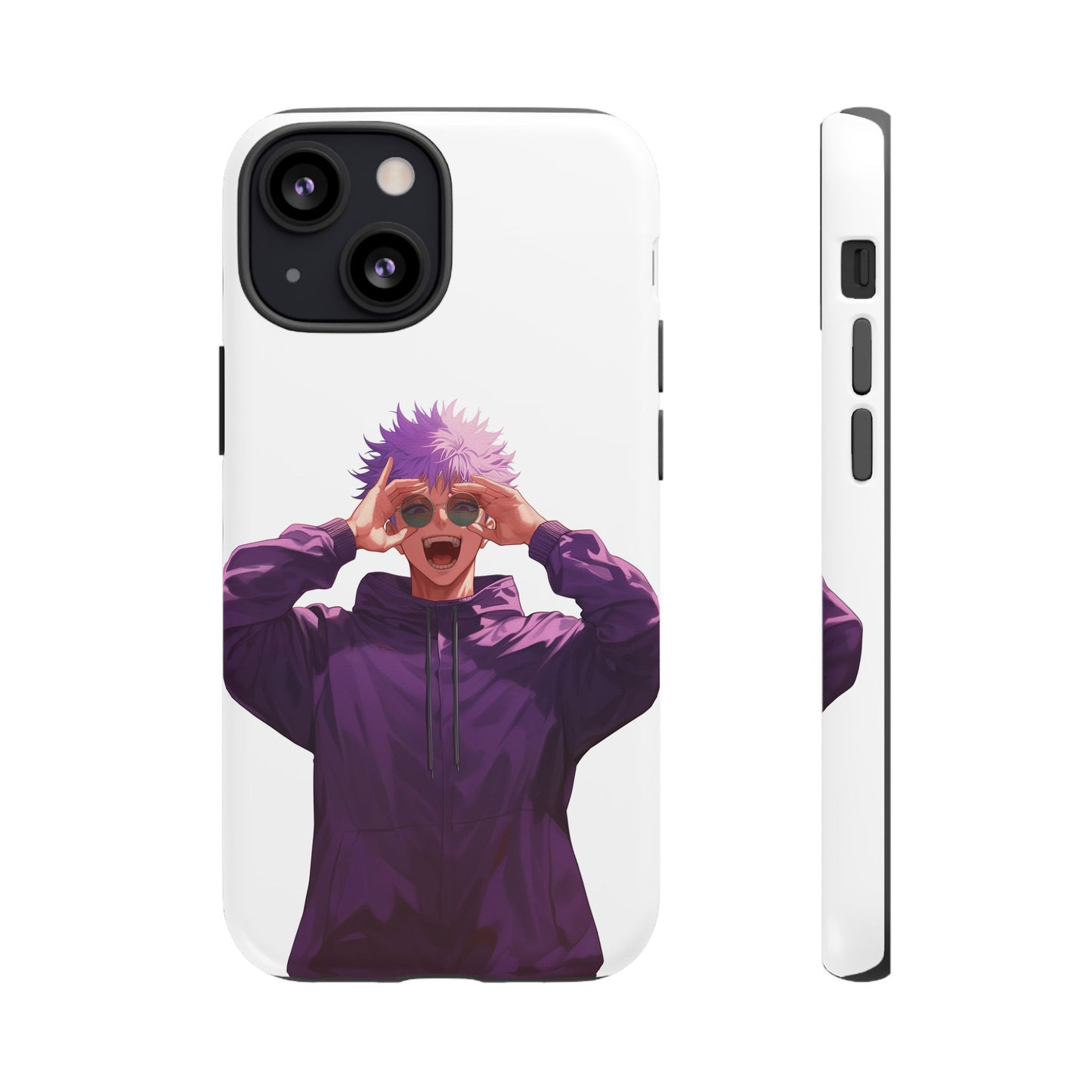 White - Purple Anime Case