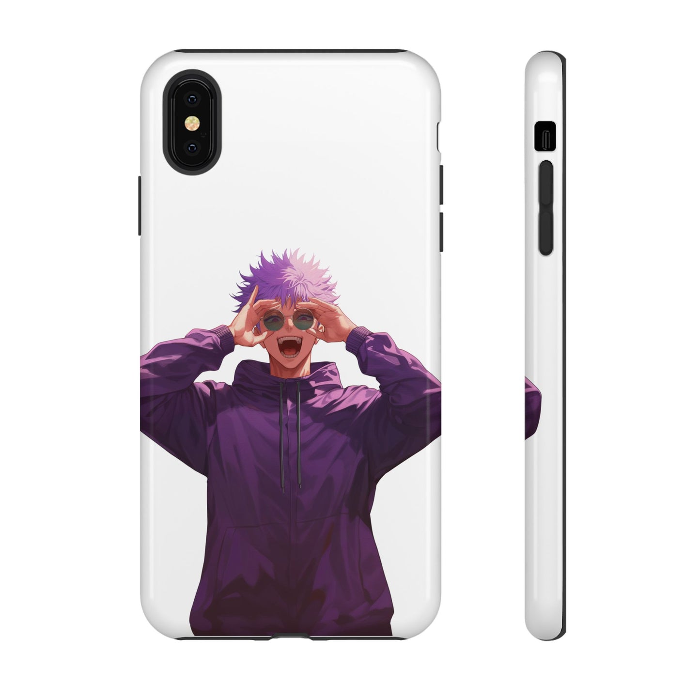 White - Purple Anime Case