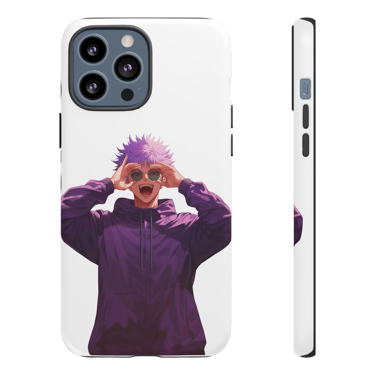 White - Purple Anime Case