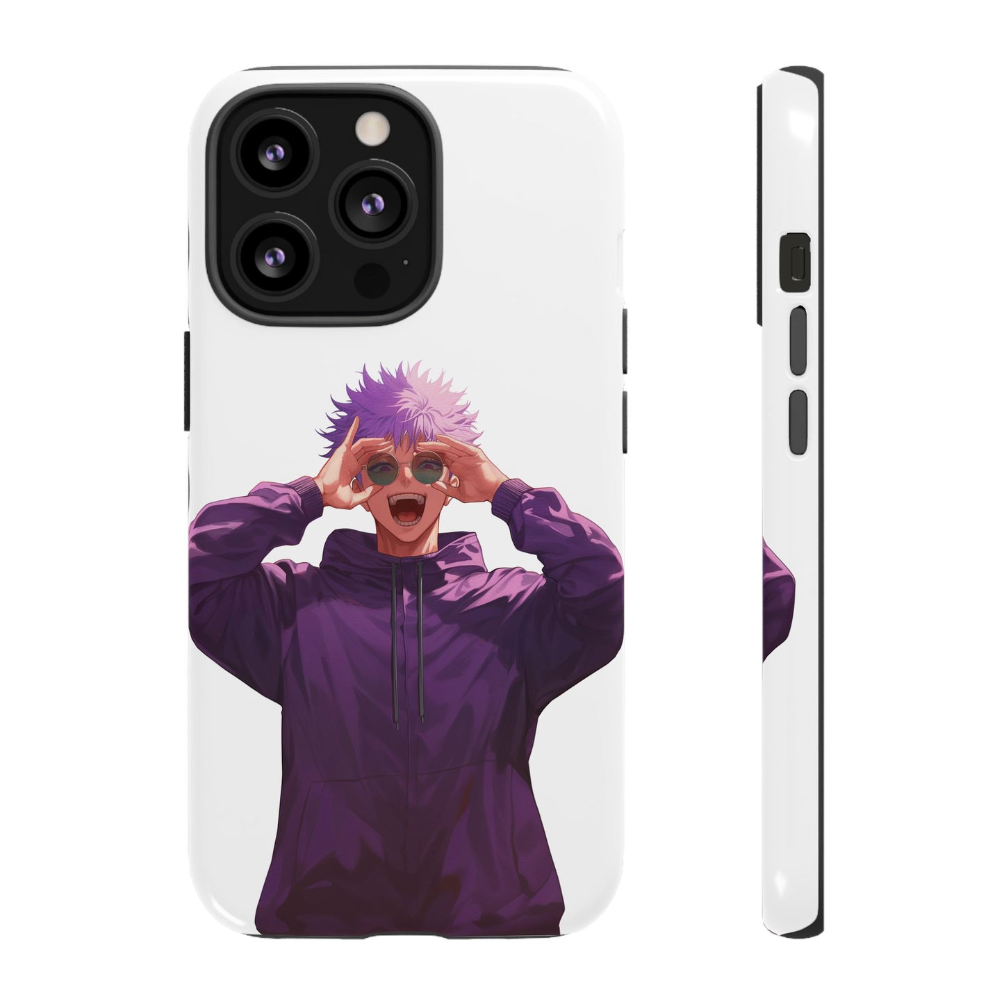 White - Purple Anime Case