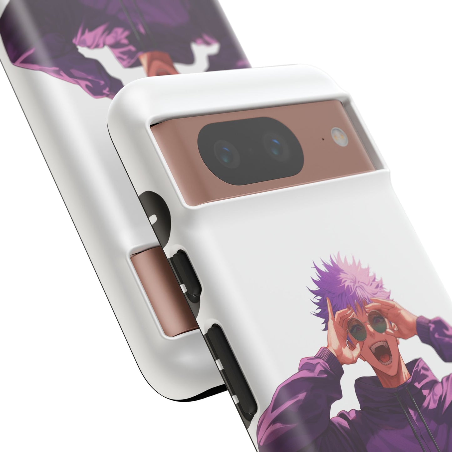 White - Purple Anime Case