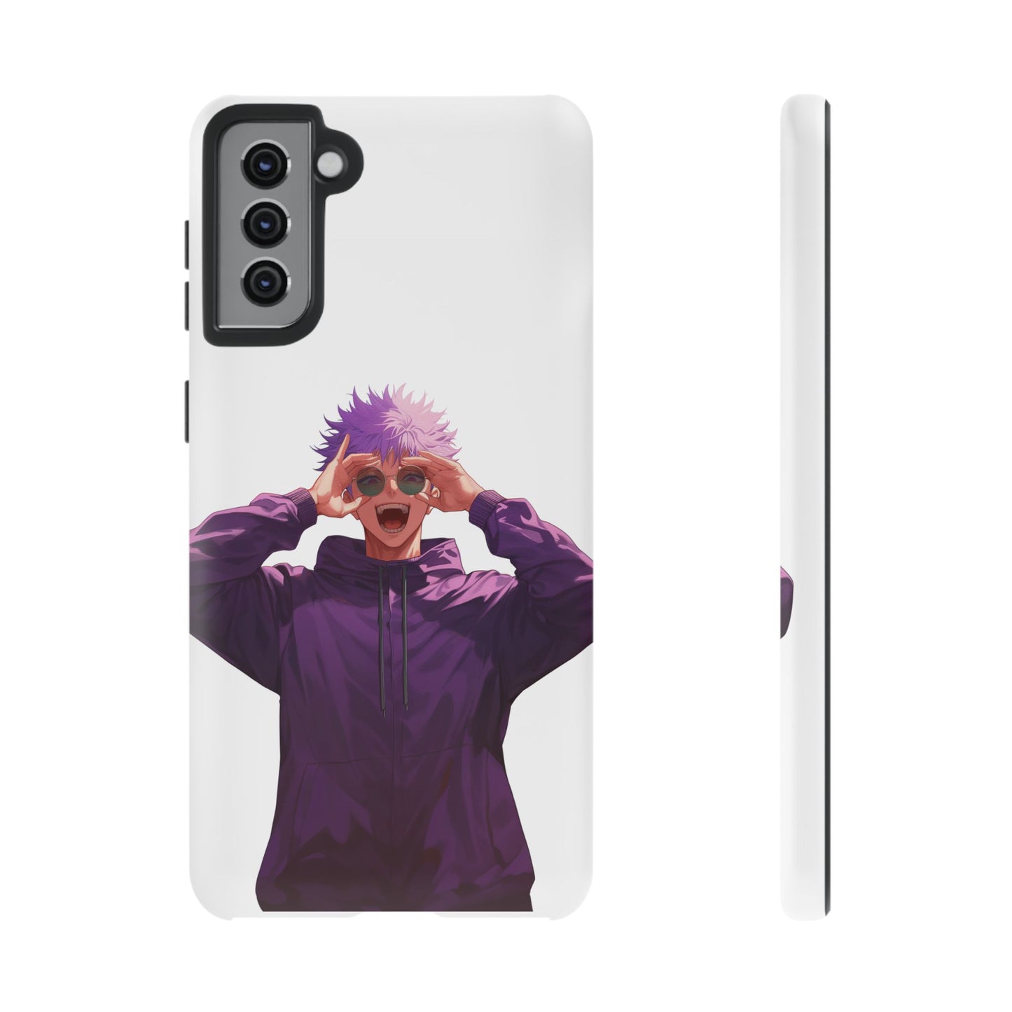 White - Purple Anime Case