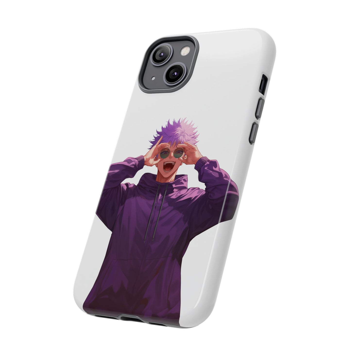 White - Purple Anime Case