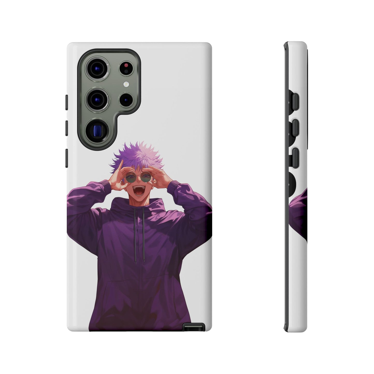 White - Purple Anime Case