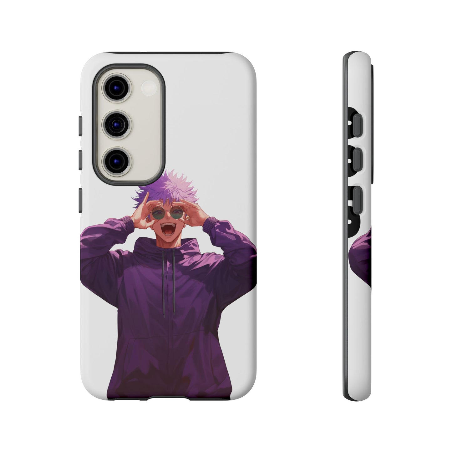 White - Purple Anime Case