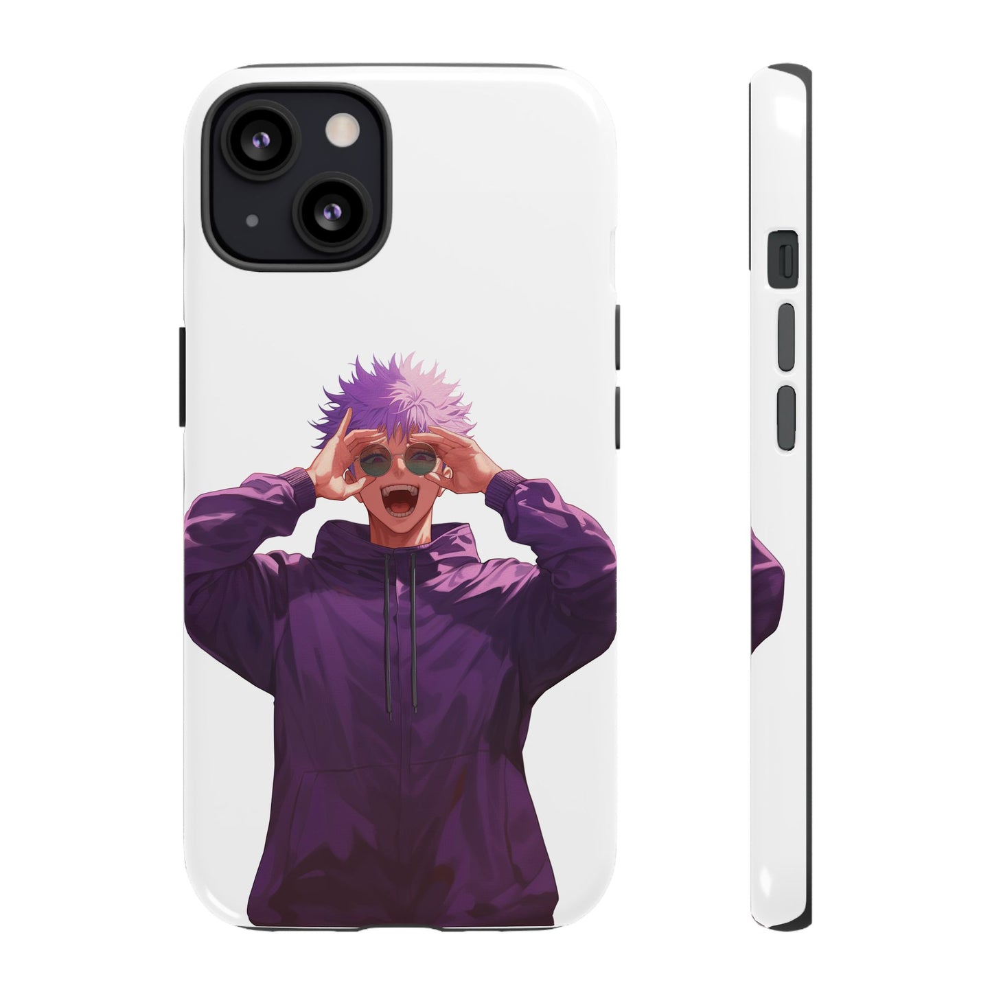 White - Purple Anime Case