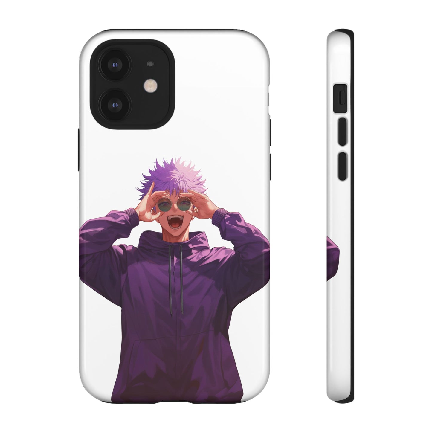 White - Purple Anime Case