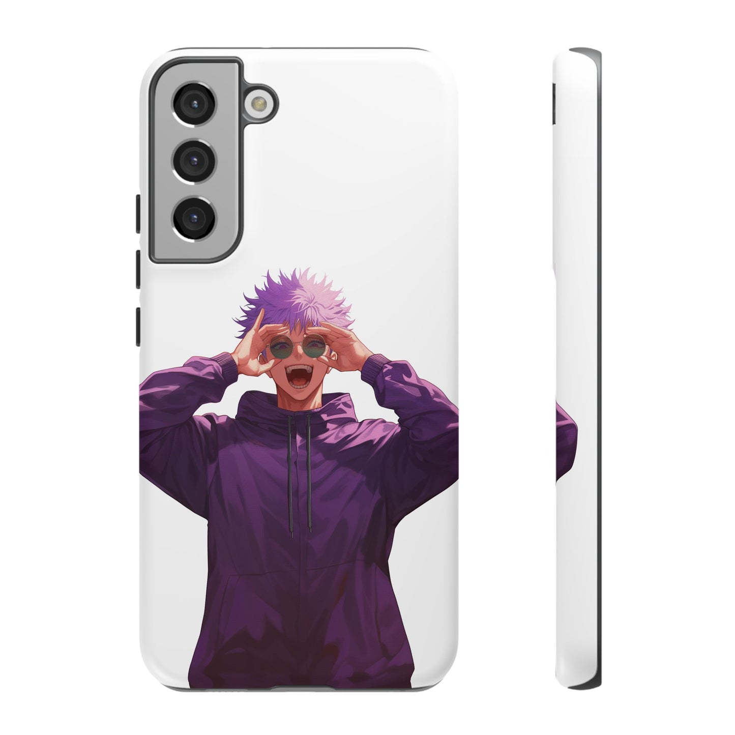 White - Purple Anime Case