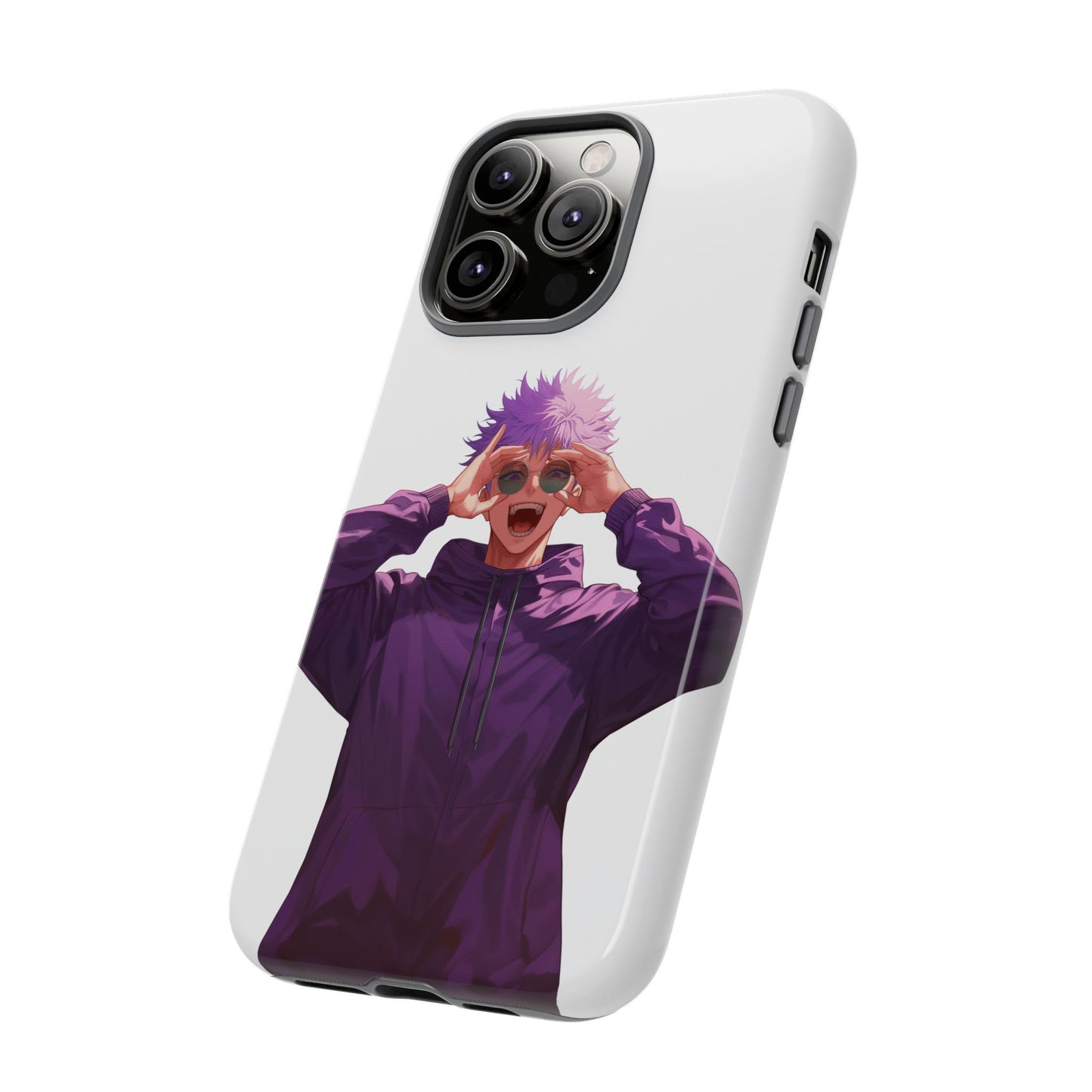 White - Purple Anime Case