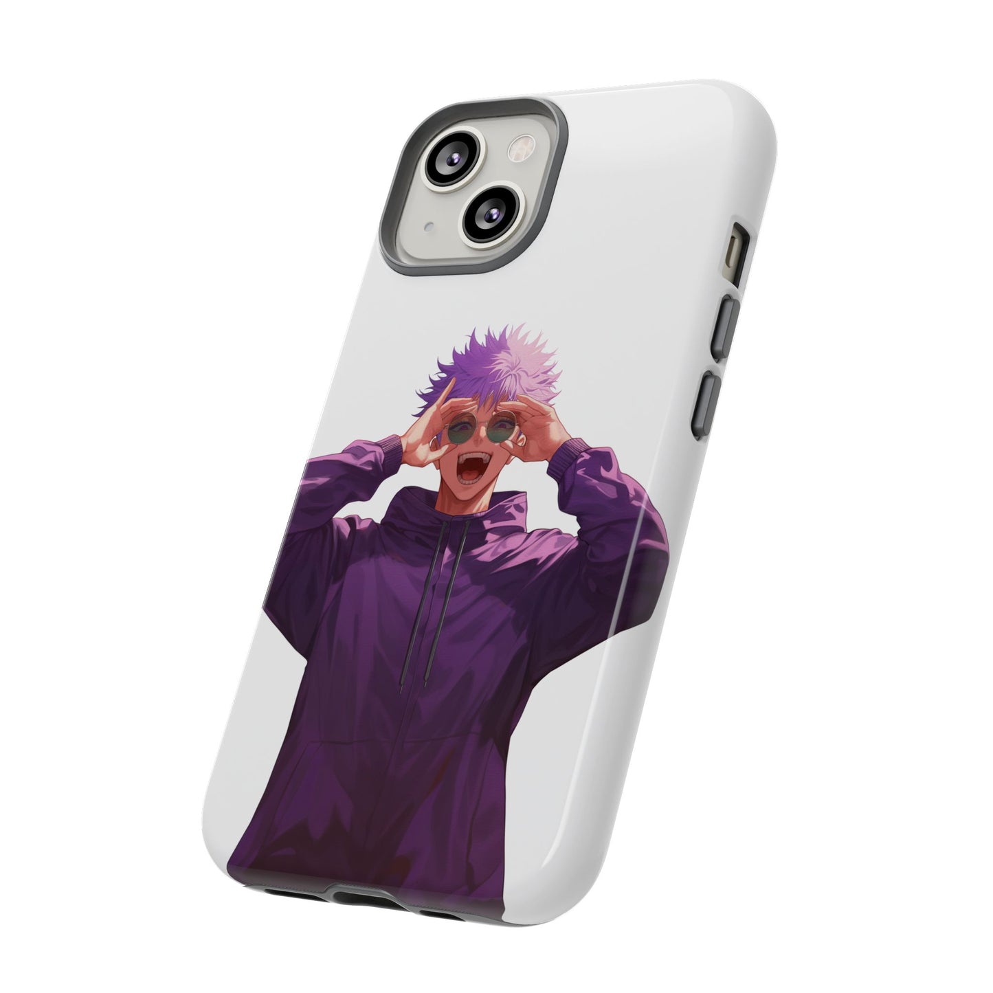 White - Purple Anime Case