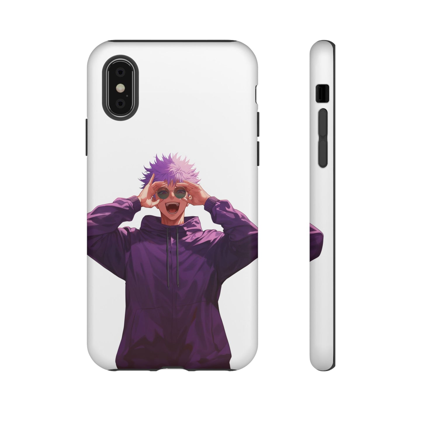 White - Purple Anime Case